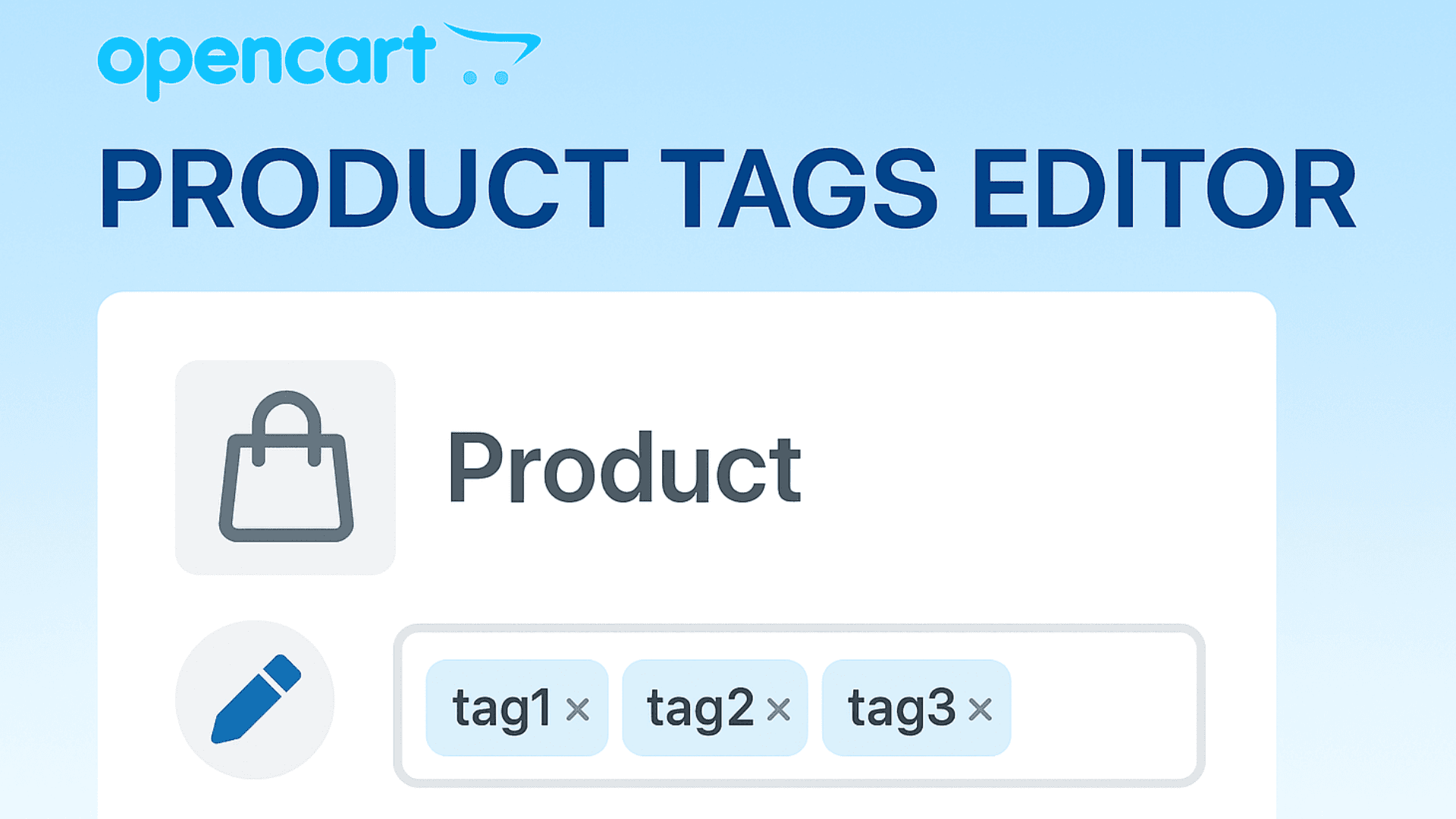 Product Tags Editor